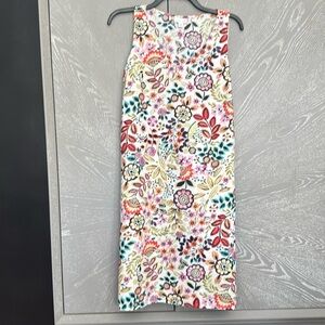 J. Jill Floral Sleeveless Dress - Multicolor